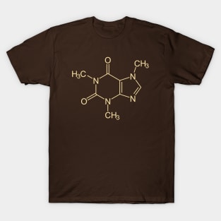 Caffeine Molecule T-Shirt